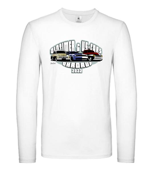 Langarmshirt B&C Longsleeve Langarm- Shirt mit Motiv Oldtimer & US-Cars Ohrdruf 21LS-Verein2